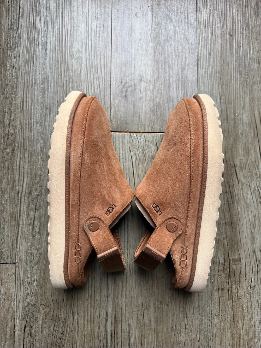 UGG Suede Slip-On clogs in Tan